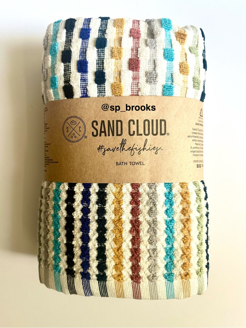 🎁Sand Cloud Bath Towel TJS24BTO006MLTOS Sand Cloud Saturnia Bath Towel - 30”x60”